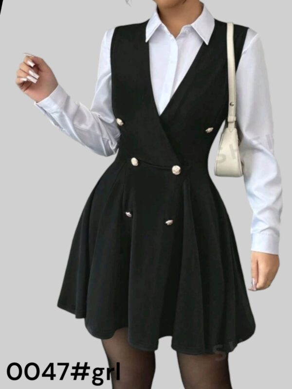 Salopette robe bras sans manche